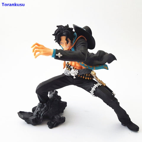 Figurine One Piece 14cm Portgas D Ace Black Costume