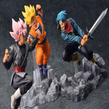 Dragon Ball Super Arc Black Goku Figurine ( Goku SSJ, Trunks, Black Goku SSJ Rosé ) 15CM