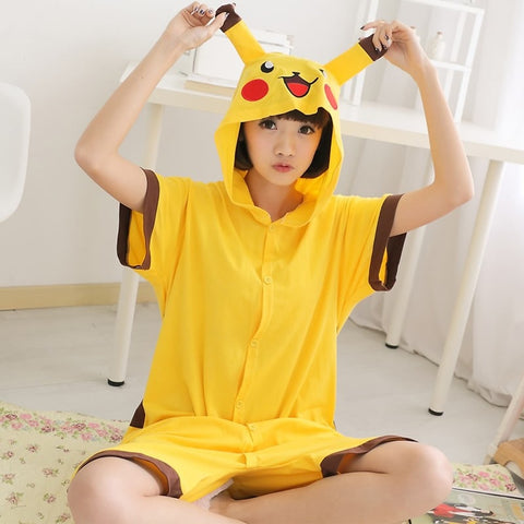 COSTUME PIKACHU UNISEXE MANCHE-COURTE