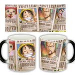 One Piece Mug Zoro Luffy  Franky Chopper WANTED