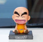 Dragon Ball Porte téléphone Goku, Krillin 12CM